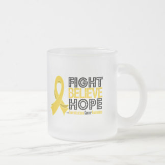 Tro hopp för slagsmål - Neuroblastoma cancer Frostad Glasmugg