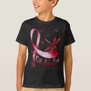 Tro Hopp Kärlek Hjärnaneurysm Medvetenhet Trollslä T Shirt