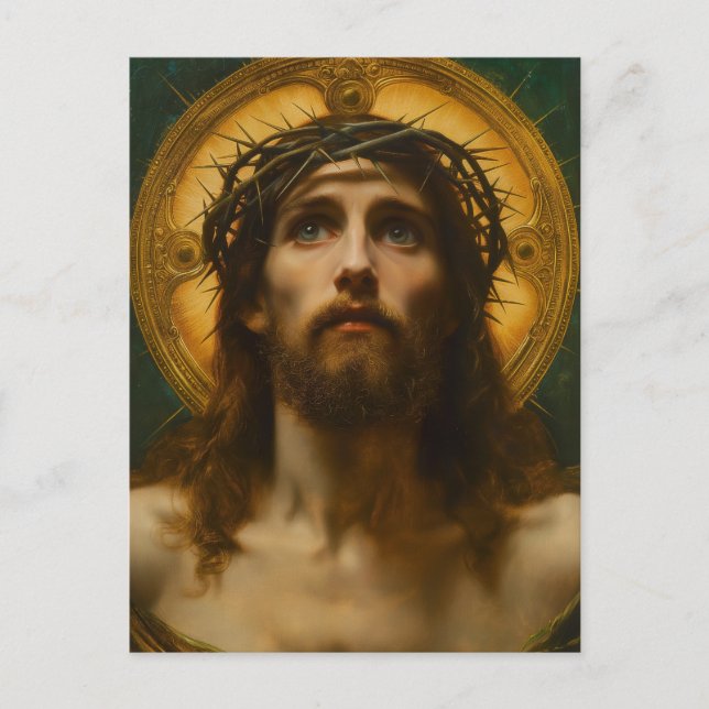 Tro Hopp Kärlek | Jesus Kristus Kristet Gåva Inbjudan Vykort (Framsida)