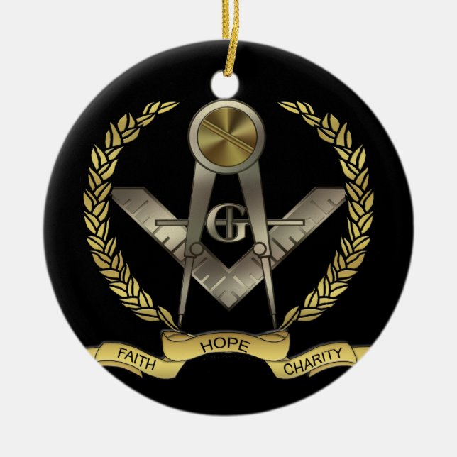 Tro hopp, välgörenhet julgransprydnad keramik (Framsidan)