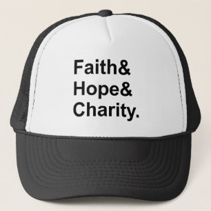 Tro Hopp Välgörenhet Kristna Martyrdödade Helgon Keps