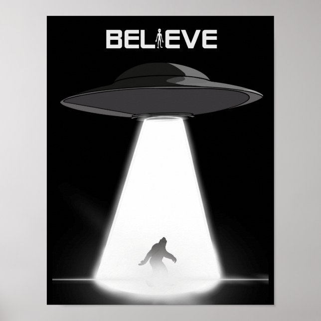 Tro.. i Bigfoot och UFO Poster (Framsidan)