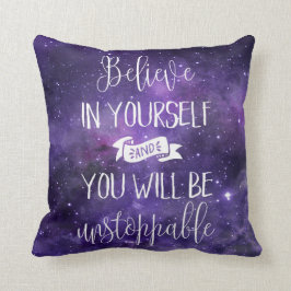 Tro i dig citationstecknet kudde