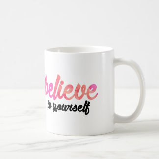 Tro i dig kaffemugg