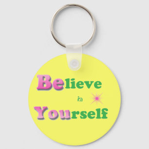 Tro i dig Keychain Nyckelring