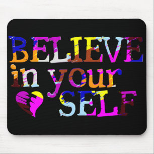 Tro i dig mousepad musmatta