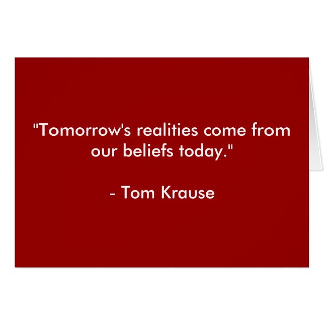 Tro i dig! OBS kort (Framsidan Horizontal)