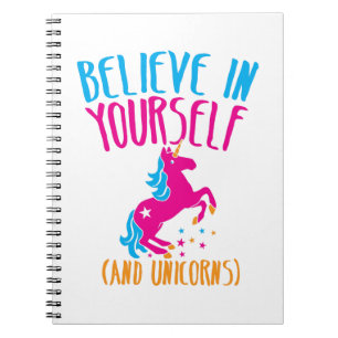 Tro i dig (och unicorns) anteckningsbok