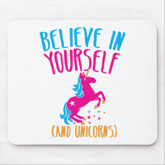 Tro i dig (och unicorns) musmatta