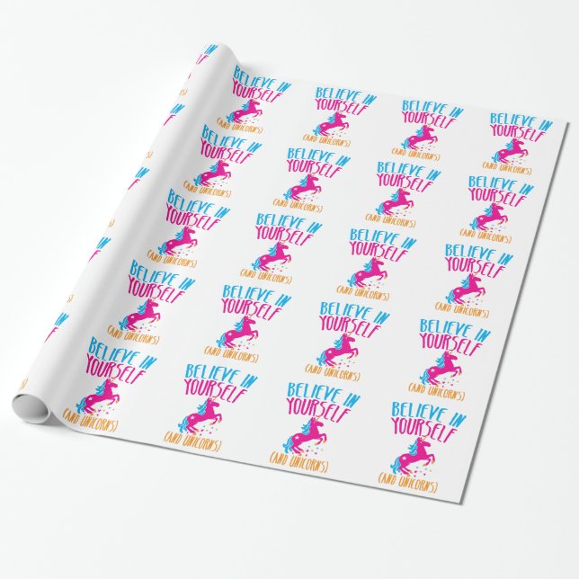 Tro i dig (och unicorns) presentpapper (Utrullad)