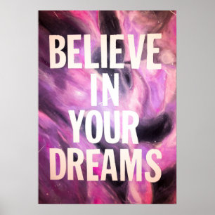 Tro i din drömaffisch poster