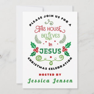 Tro i Jesus Inbjudningar