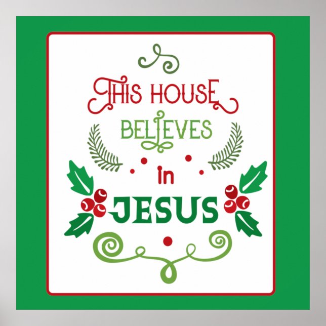 Tro i Jesus Poster (Framsidan)