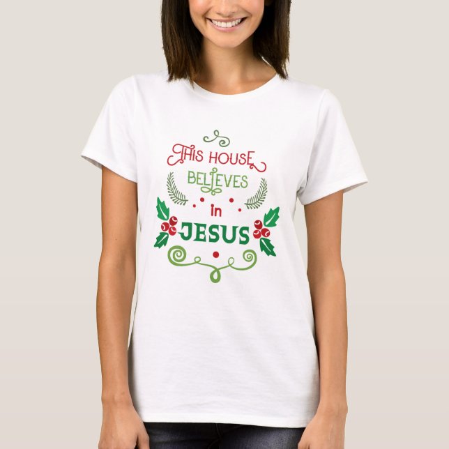 Tro i Jesus T Shirt (Framsida)