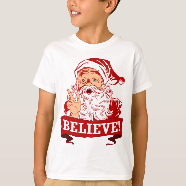 Tro i jultomten t shirt (Framsida)