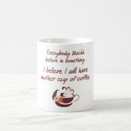 Tro i kaffe kaffemugg