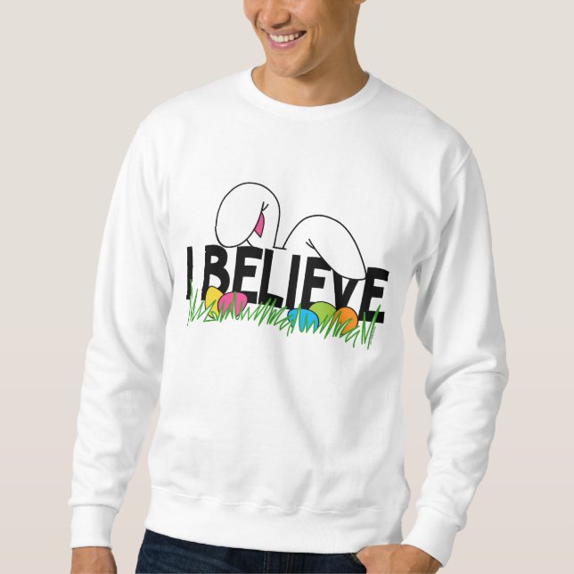 Tro i påskharen sweatshirt (Framsida)