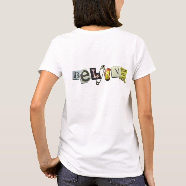 Tro i Punkbaksida Tee (Baksida)