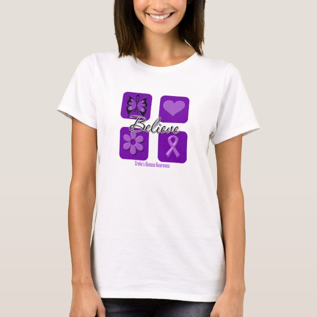 Tro inspiration Crohns sjukdom T Shirt (Framsida)