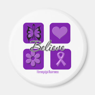 Tro inspirationFibromyalgiamedvetenhet Magnet