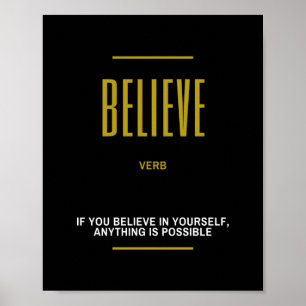 Tro inspirerande citat poster