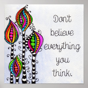 Tro inte allt poster