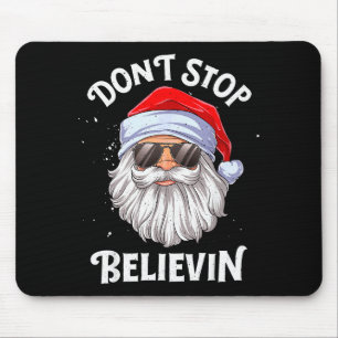 Tro Inte På Julen Tomte Roligt Jul Pojkar Barn Musmatta