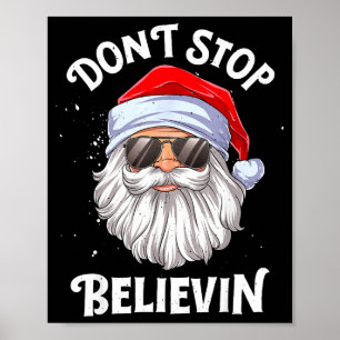 Tro Inte På Santa Rolig Jul Poster
