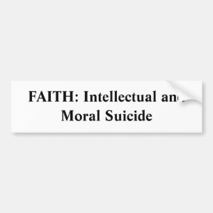 TRO: Intellektuellt och moraliskt självmord Bildekal