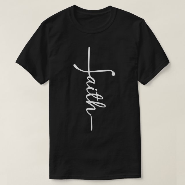 Tro Jesus bibelstudie Christian T Shirt (Design framsida)