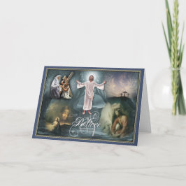 Tro Jesus Påsk Christian Greeting Card Kort