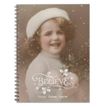 tro jul firande vintage retro anteckningsbok