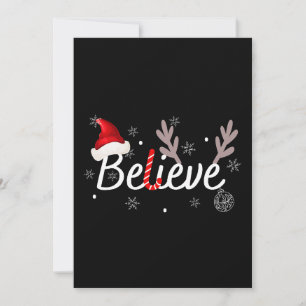 Tro jul Pajamas Santa T-Shirt Inbjudningar