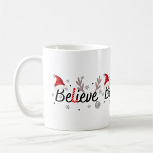 Tro jul Pajamas Santa T-Shirt Kaffemugg