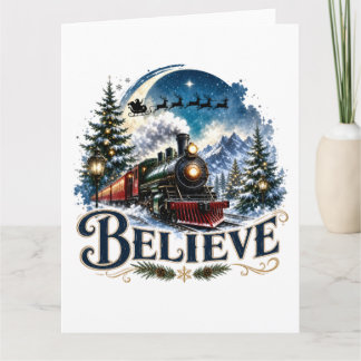 Tro jul Tåg Kort