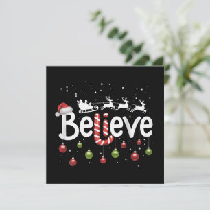 Tro jul Tomte Ren Godisstav  Julkort