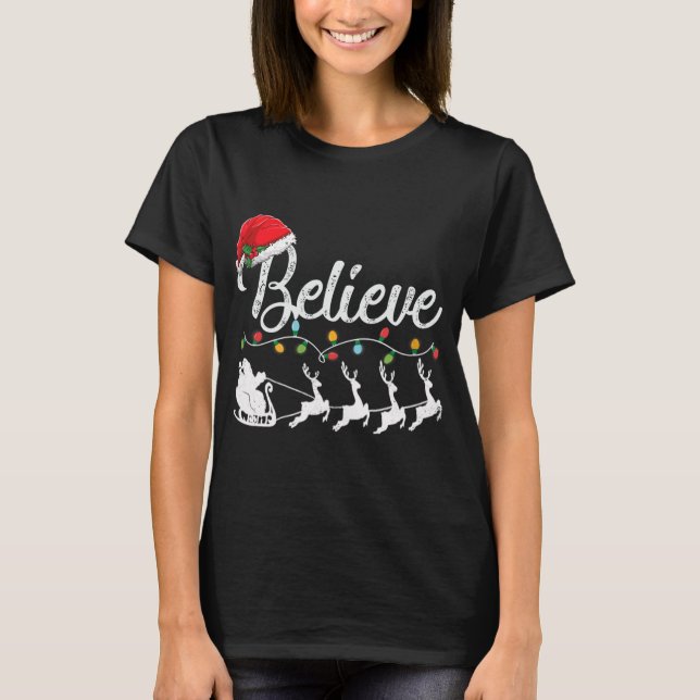 Tro Julgran Ljus att tro på SA T Shirt (Framsida)