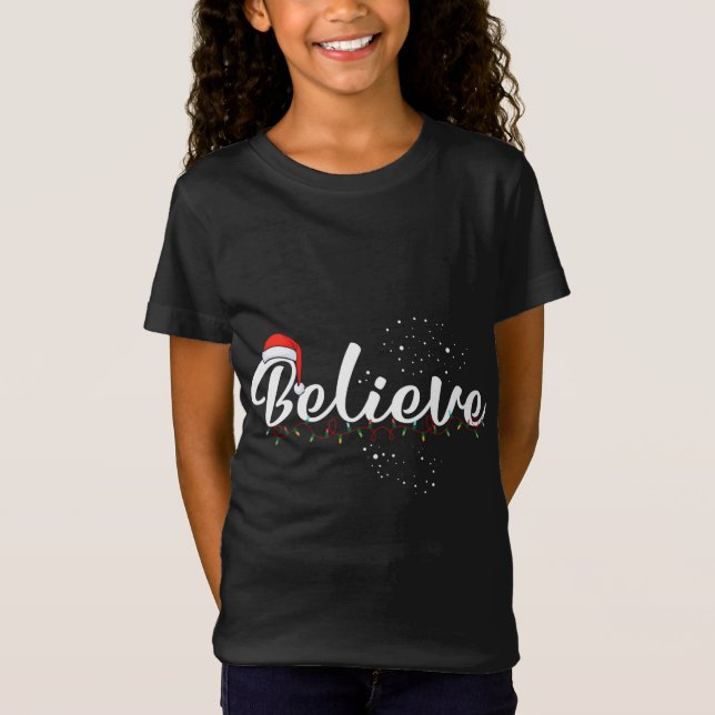 Tro julljus i julklapp t shirt (Framsida)