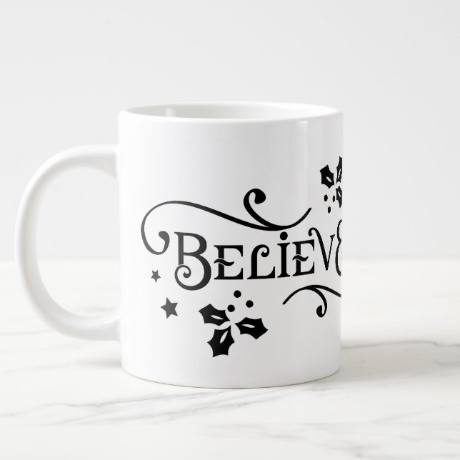 Tro/juloffert/Personlig mugg Jumbo Mugg (Vänster)