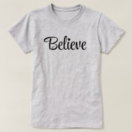 Tro jultomten i Helgdag Black White T Shirt