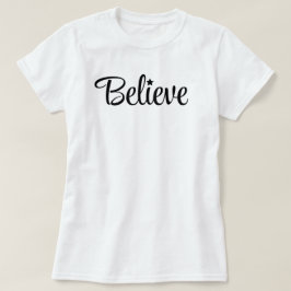 Tro jultomten i Helgdag Black White T Shirt