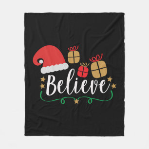 Tro - jultro, jultomten, tomten fleecefilt