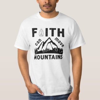 Tro Kan Flytta Berg Bibelvers T Shirt