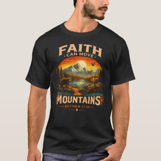 Tro kan flytta berg Matteus 1720 Bibelvers T Shirt