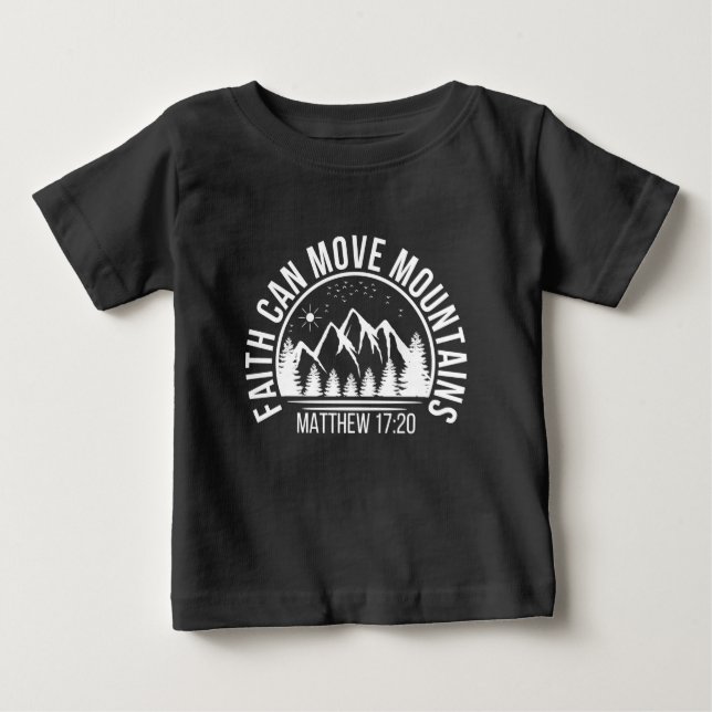 Tro kan flytta berg t shirt (Framsida)