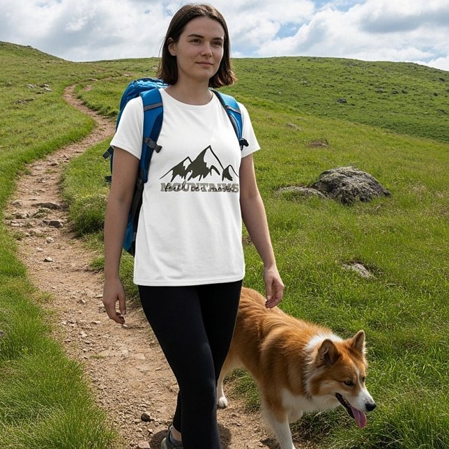 Tro kan flytta berg t shirt (Skapare uppladdad)