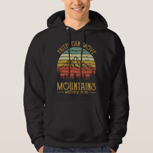 Tro Kan Flytta Berg T-shirt Herr Kvinnor Barn C Hoodie