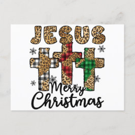 Tro kärlek jul Jesus Gud Högtidlig glädje  Helg Vykort