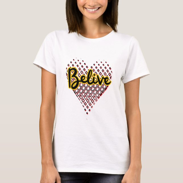 tro kärlek t shirt (Framsida)