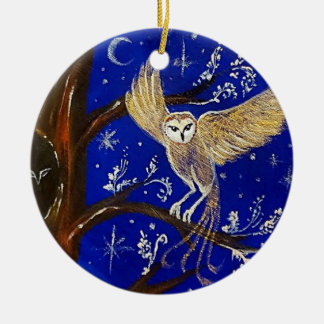 Tro keramiskt rundprydnadsföremål julgransprydnad keramik